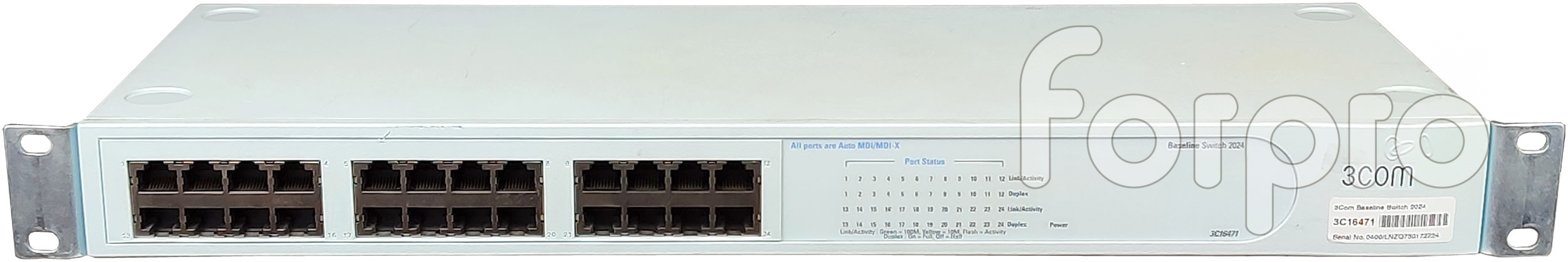 3Com SuperStack II Baseline 24 Port 10/100 Switch - 113993 купить в Минске