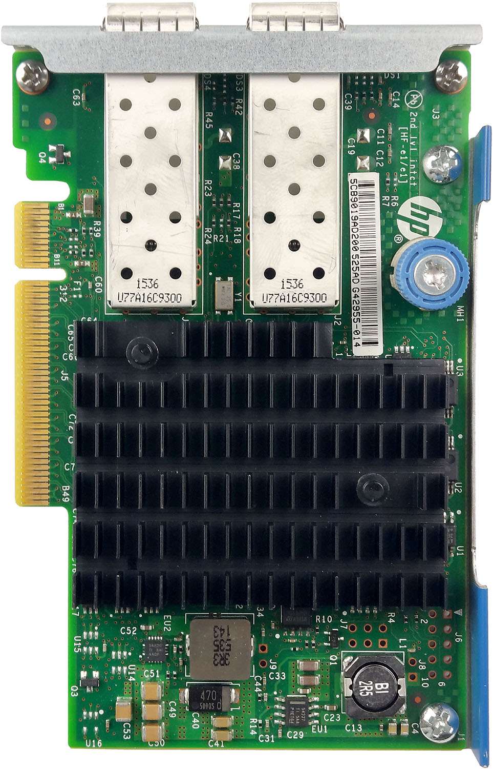 HP Dual port 560FLR SFP+ 10Gb (X520-DA2) - 105216 купить в Минске